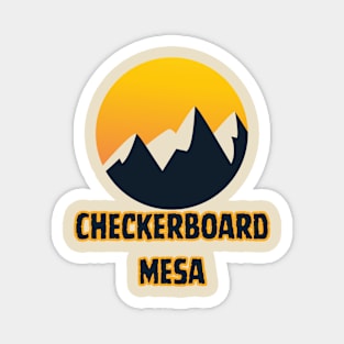 Checkerboard Mesa Magnet