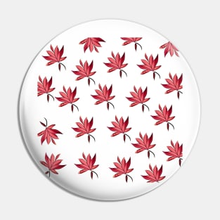 Leafs Red Art Pin