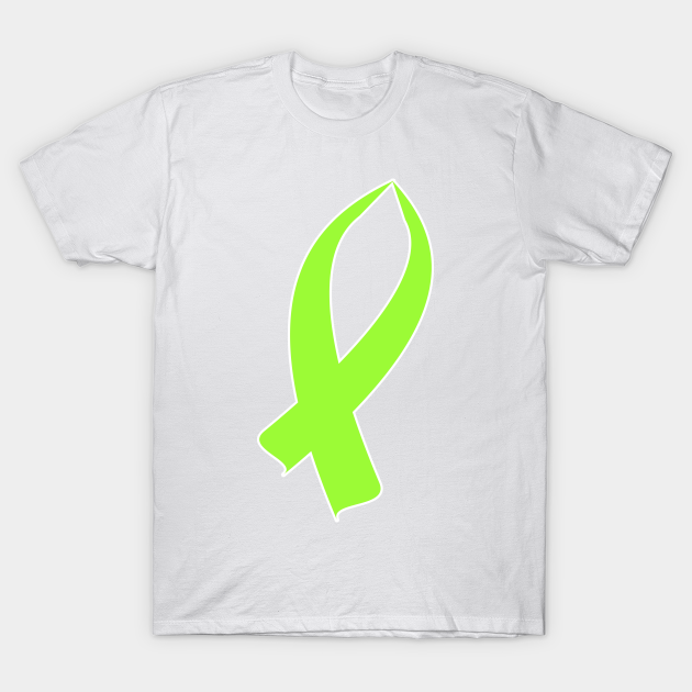 Discover Awareness Ribbon (Lime Green) - Awareness Ribbon - T-Shirt