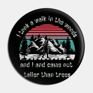 Hiking outdoors Pin