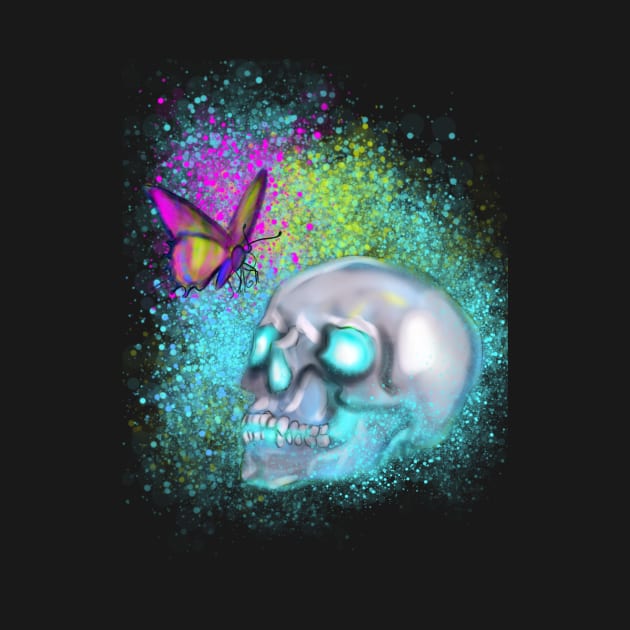 Butterfly Skull by theerraticmind