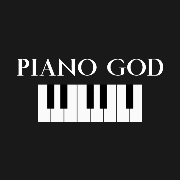 Piano God by programmertees