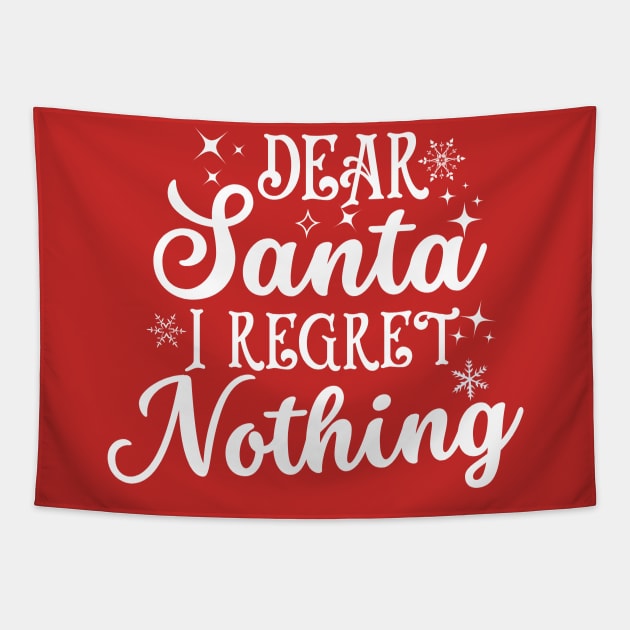 I Regret Nothing Tapestry by M.Y