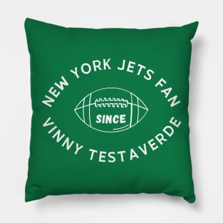 New York Jets Fan Since Vinny Testaverde Pillow