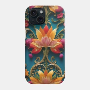 Filigree Floral Phone Case