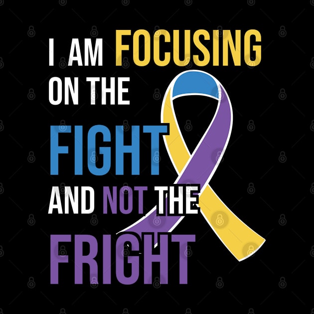 Bladder Cancer Awareness Ribbon for a Cancer Survivor by jkshirts