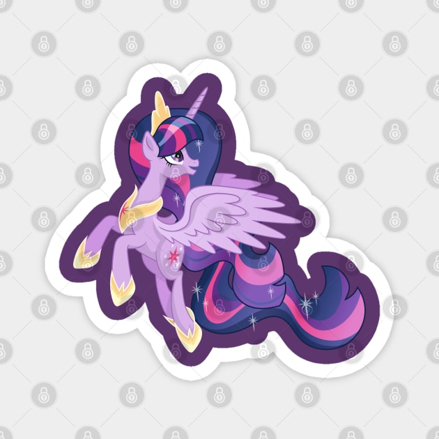 My Little Pony Princess Twilight Sparkle Magnet by SketchedCrow
