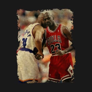 Charles Barkley #34 vs Michael Jordan #23 T-Shirt