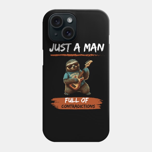 Just A Man Full Of Contradictions Phone Case by Starry Street