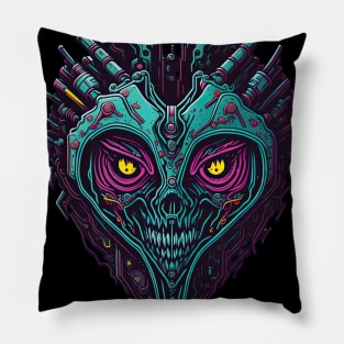 Cyborg Hearts Pillow