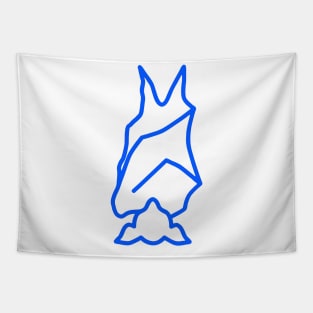 Bat Boys Logo - Royal Blue Tapestry