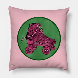 Watermelon Skate Zentangle Pillow