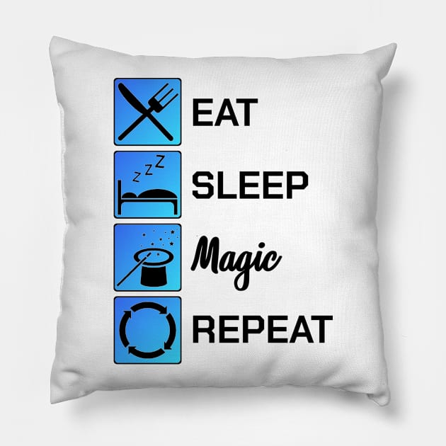 Sorcery Magic Wizard Witchcraft Street Artist Gift Pillow by bigD