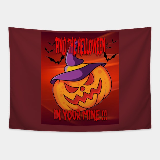 halloween Tapestry by CatHook