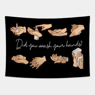 Did You Wash Your Hands Vintage Washing Hygiene Gift Tapestry