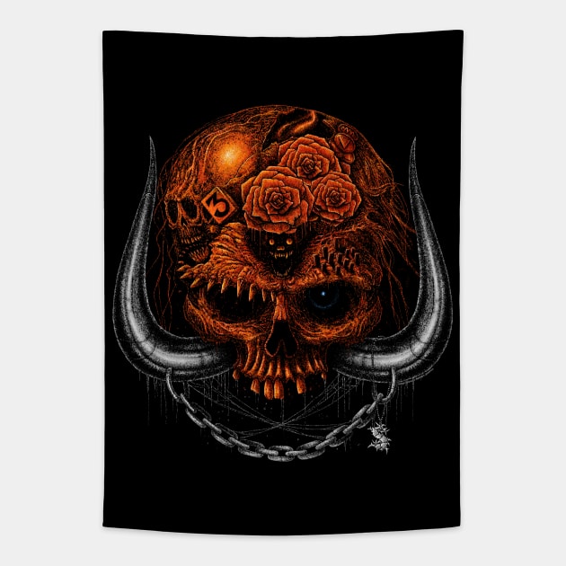 Orgasmatron, Sepultura, Motörhead, mashup Tapestry by PeligroGraphics