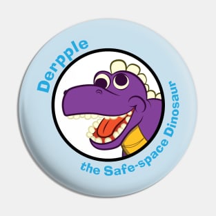 Derpple the Dinosaur Pin