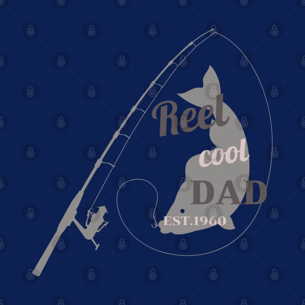 Dad or Grandpa shirt | fathers day gift shirt | reel cool dad | fisherman gift shirt by Chanyashopdesigns