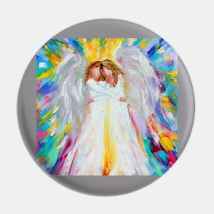 Angel Hugs Pin