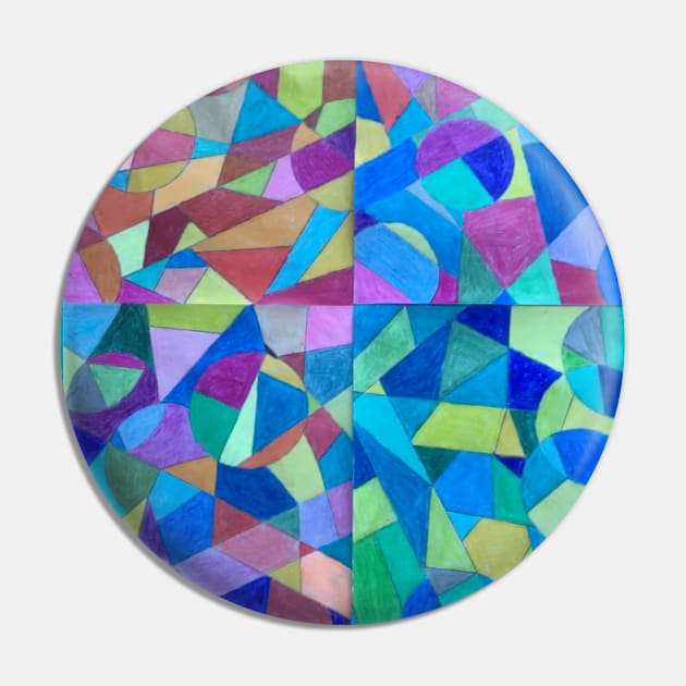 Four Seasons of Geometric Color Pin by Amanda1775