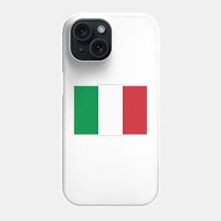 Italian flag trasparent bg Phone Case