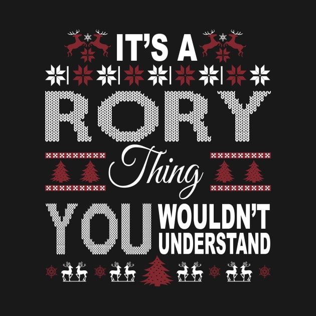 It's RORY Thing You Wouldn't Understand Xmas Family Name by Salimkaxdew