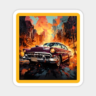 vintage classic car retro Magnet