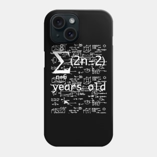 Math 36Th Birthday 36 Years Old Birthday Shirt For Him Her Phone Case