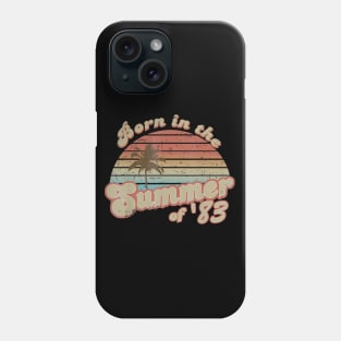 Born In The Summer 1983 37th Birthday Gifts Phone Case