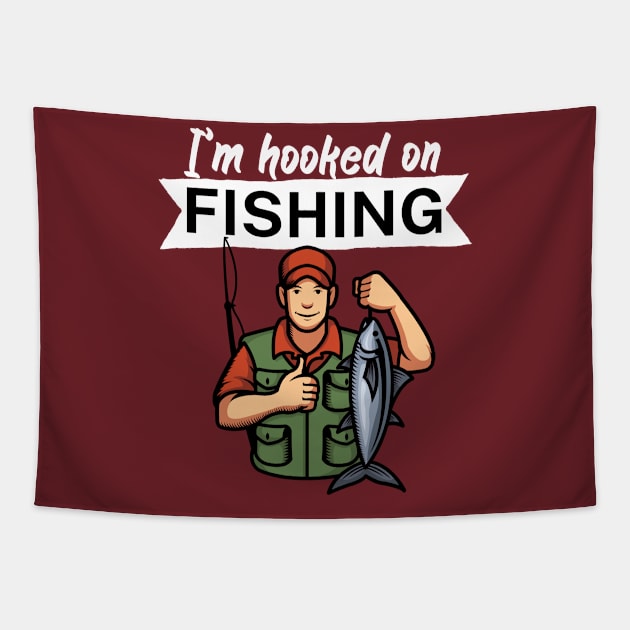 I’m hooked on fishing Tapestry by maxcode