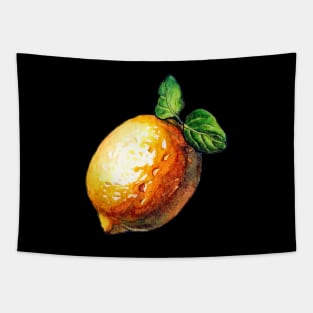 Watercolor lemon Tapestry