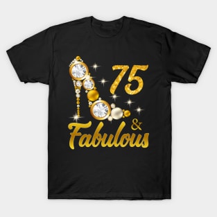 GLITTER SHIMMER GOLDEN BALLOONS HAPPY BIRTHDAY' Unisex Jersey T-Shirt