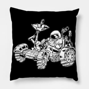 Driving on the Moon Pillow