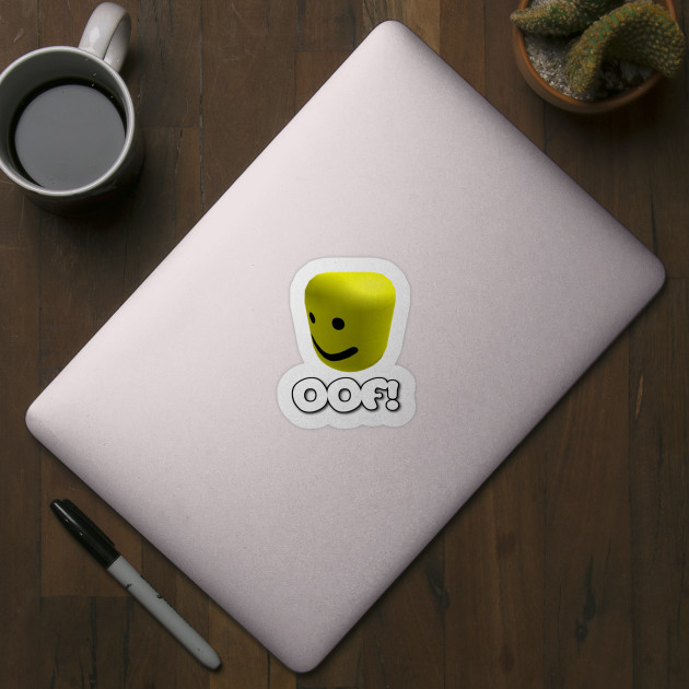 Roblox Oof Death Sound Roblox Sticker Teepublic - oof roblox death sound meme sticker