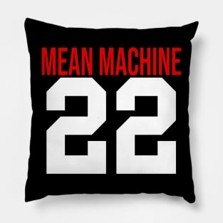The Longest Yard Paul Crewe Mean Machine Jersey (Front & Back Print) Pillow