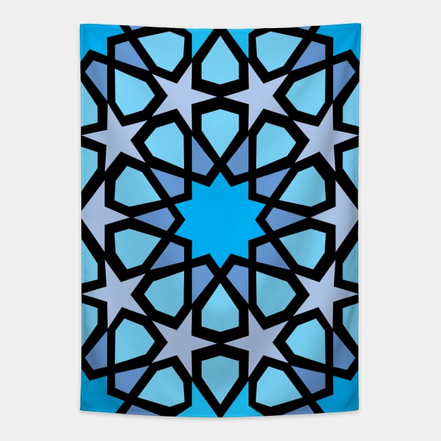 Geometric interlaced pattern Tapestry by rheyes