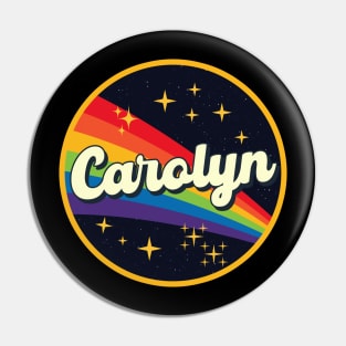 Carolyn // Rainbow In Space Vintage Style Pin