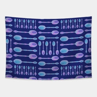 Artistic Spoons Pattern Tapestry