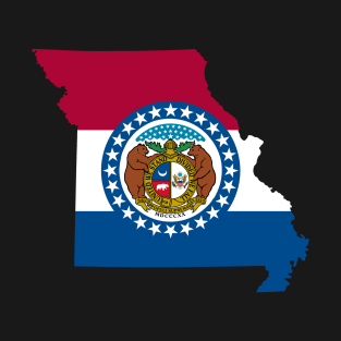 Missouri Flag Map T-Shirt