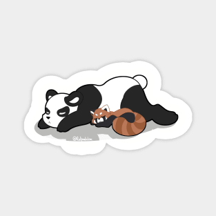 Sleepy Panda Pile Magnet