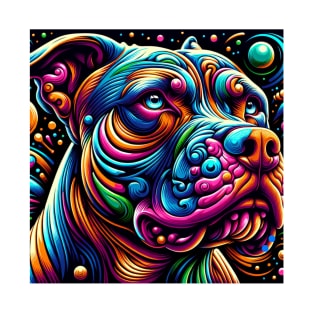 Pitbull Abstract T-Shirt