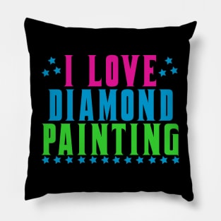 I Love Diamond Painting Pillow