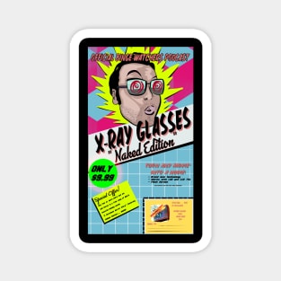 Official Binge-Watchers Podcast "X-Ray Vision Naked Edition" Magnet