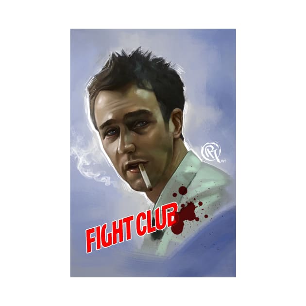 fight club by Rusalka_art