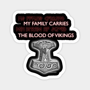 Viking Family Magnet