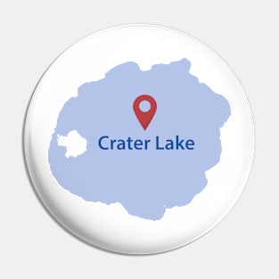 Crater Lake Map Pin