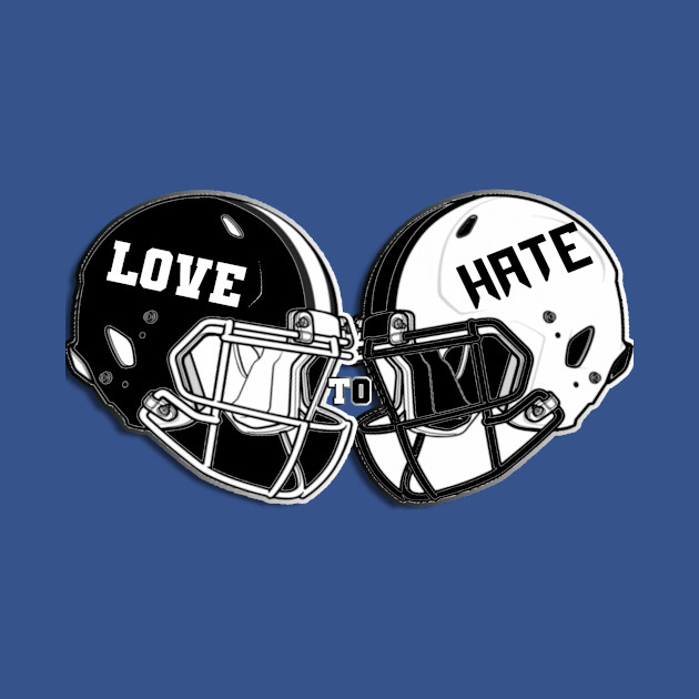 Disover Love to Hate Logo - Rivalry - T-Shirt