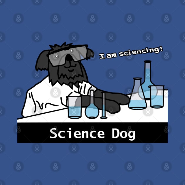 Science Dog by ellenhenryart