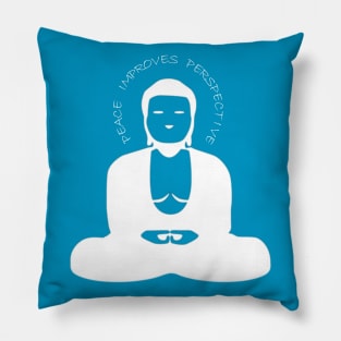 Peace Improves Perspective - On the Back of Pillow