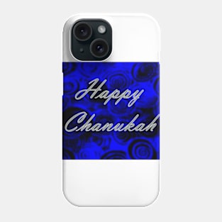 Happy Chanukah Swirls Phone Case